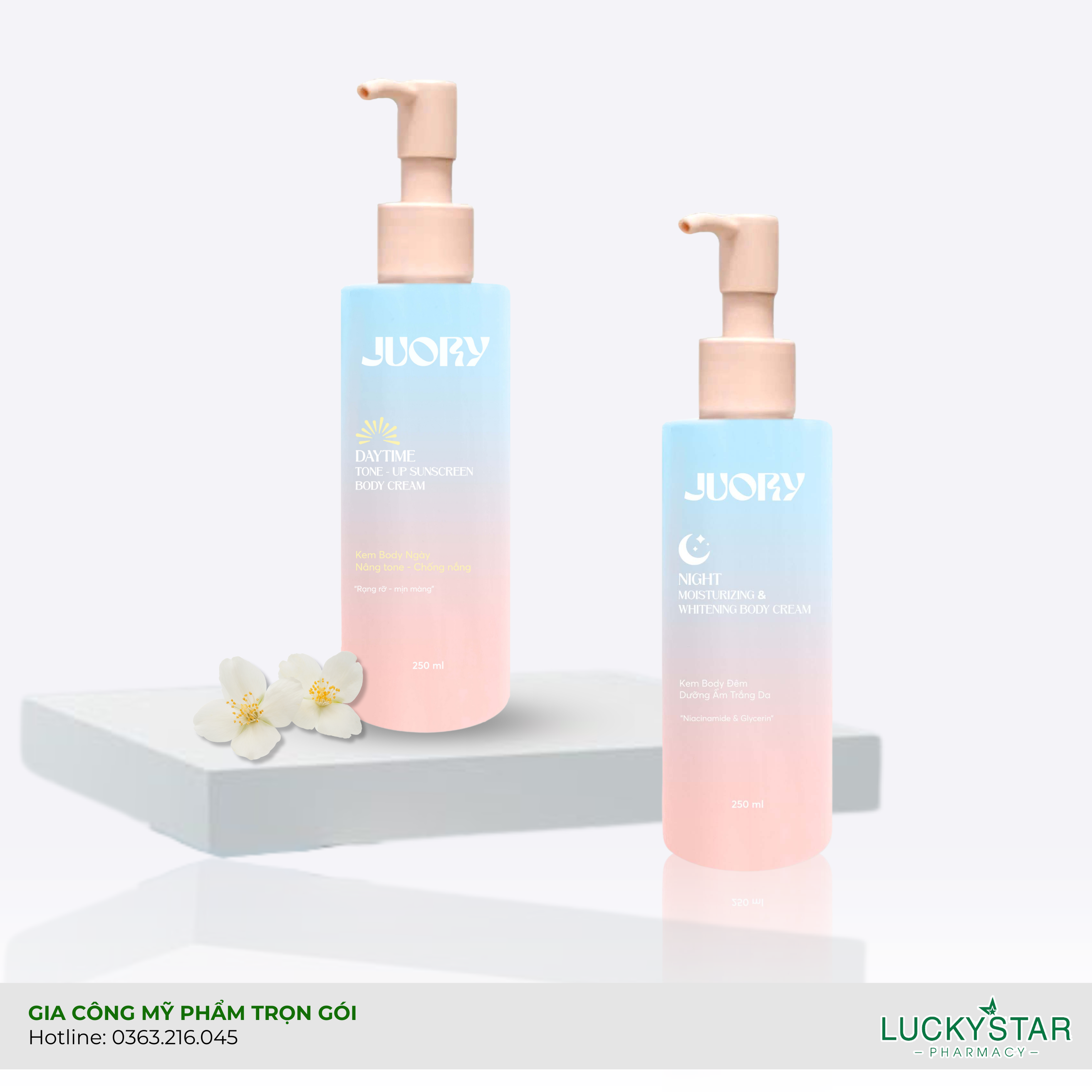 GIA CÔNG KEM BODY - CÔNG THỨC ĐỘC QUYỀN